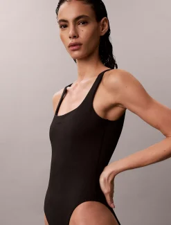 Calvin Klein Shapewear Badeanzug - CK Icon^Damen BademodeFrisch Eingetroffen