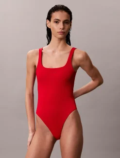 Calvin Klein Shapewear Badeanzug - CK Icon^Damen BademodeFrisch Eingetroffen