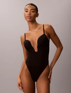 Calvin Klein Shapewear Body mit tiefem Ausschnitt - Perfectly Fit^Damen Shapewear