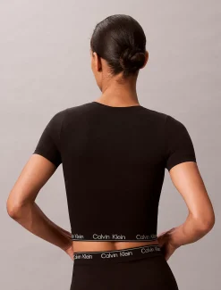 Calvin Klein Shapewear-Kurzarm-Top - Icon^Damen Shapewear