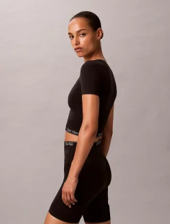 Calvin Klein Shapewear-Kurzarm-Top - Icon^Damen Shapewear