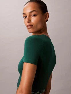 Calvin Klein Shapewear-Kurzarm-Top - Icon^Damen Shapewear