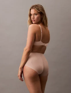 Calvin Klein Shapewear-Slip mit hoher Bundhöhe - Stay Put Stretch^Damen Shapewear|Unterhosen