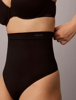 Calvin Klein Shapewear-String mit hoher Bundhöhe - Secure Sculpt^Damen Shapewear|Unterhosen
