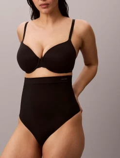 Calvin Klein Shapewear-String mit hoher Bundhöhe - Secure Sculpt^Damen Shapewear|Unterhosen