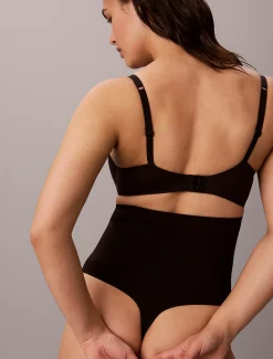Calvin Klein Shapewear-String mit hoher Bundhöhe - Secure Sculpt^Damen Shapewear|Unterhosen