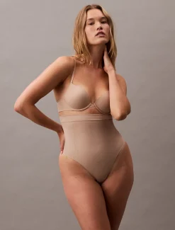 Calvin Klein Shapewear-String mit hoher Bundhöhe - Secure Sculpt^Damen Shapewear|Unterhosen