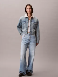 Calvin Klein Sherpa Jeansjacke^Damen JackenFrisch Eingetroffen