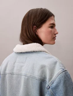 Calvin Klein Sherpa Jeansjacke^Damen JackenFrisch Eingetroffen