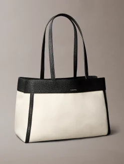Calvin Klein Shopper aus Baumwoll-Canvas^Damen Tote Bags|Taschen