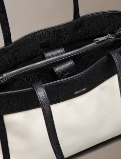 Calvin Klein Shopper aus Baumwoll-Canvas^Damen Tote Bags|Taschen