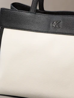 Calvin Klein Shopper aus Baumwoll-Canvas^Damen Tote Bags|Taschen