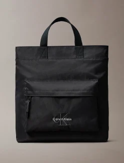 Calvin Klein Shopper aus Nylon mit klassischem Logo^Herren Umhängetaschen & Schultertaschen|Taschen