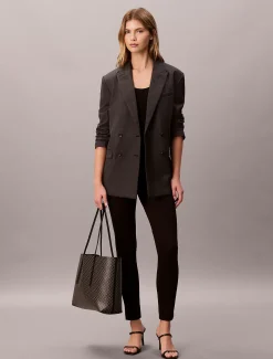 Calvin Klein Shopper mit Beutel und beschichtetem Emblem-Logo^Damen Tote Bags|Umhängetaschen