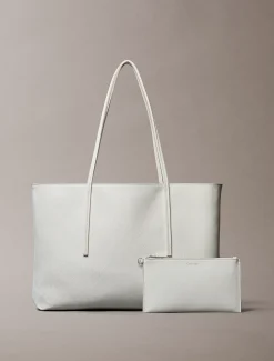 Calvin Klein Shopper mit Beutel und beschichtetem Emblem-Logo^Damen Tote Bags|Umhängetaschen