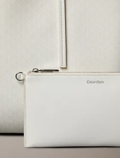 Calvin Klein Shopper mit Beutel und beschichtetem Emblem-Logo^Damen Tote Bags|Umhängetaschen