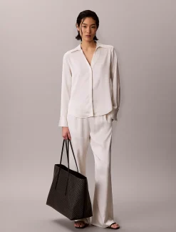 Calvin Klein Shopper mit durchgehendem Emblem-Logo^Damen Tote Bags|Taschen