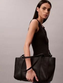 Calvin Klein Shopper mit genarbter Oberfläche^Damen Tote Bags|Taschen