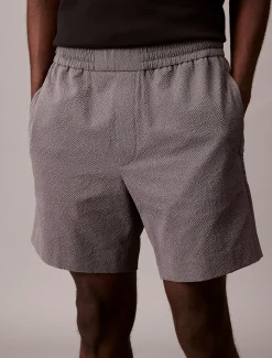 Calvin Klein Shorts aus Seersucker^Herren Hosen & Shorts