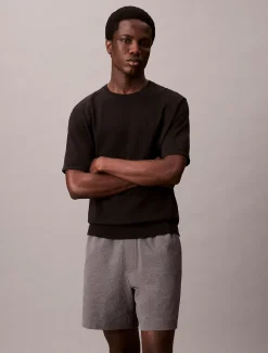 Calvin Klein Shorts aus Seersucker^Herren Hosen & Shorts