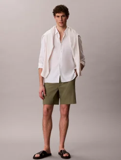 Calvin Klein Shorts aus Seersucker^Herren Hosen & Shorts