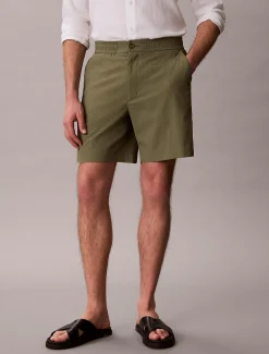 Calvin Klein Shorts aus Seersucker^Herren Hosen & Shorts