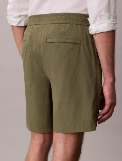 Calvin Klein Shorts aus Seersucker^Herren Hosen & Shorts