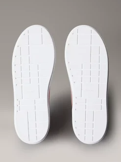 Calvin Klein Sienna - Plateau-Logo-Sneakers aus Leder^Damen SneakerFrisch Eingetroffen