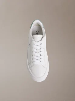 Calvin Klein Sienna - Plateau-Logo-Sneakers aus Leder^Damen SneakerFrisch Eingetroffen