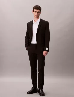 Calvin Klein Slim Blazer aus Stretch-Wolle^Herren Anzüge