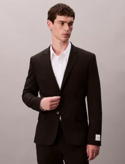Calvin Klein Slim Blazer aus Stretch-Wolle^Herren Anzüge