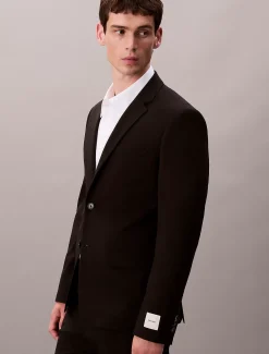 Calvin Klein Slim Blazer aus Stretch-Wolle^Herren Anzüge