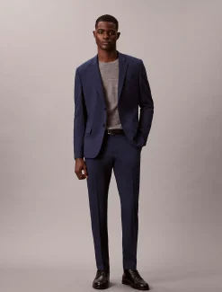 Calvin Klein Slim Blazer aus Stretch-Wolle^Herren Anzüge
