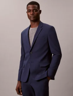 Calvin Klein Slim Blazer aus Stretch-Wolle^Herren Anzüge