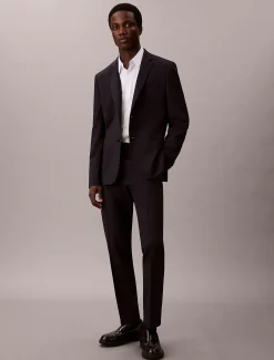 Calvin Klein Slim Blazer aus Stretch-Wolle^Herren Anzüge
