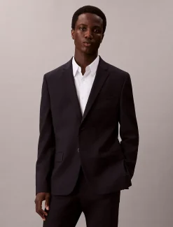 Calvin Klein Slim Blazer aus Stretch-Wolle^Herren Anzüge