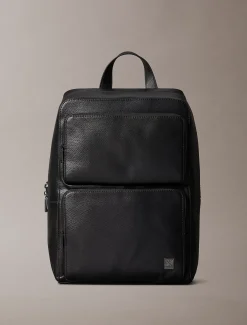 Calvin Klein Slim Saffiano-Rucksack mit Emblem-Logo^Herren RucksäckeFrisch Eingetroffen|Taschen