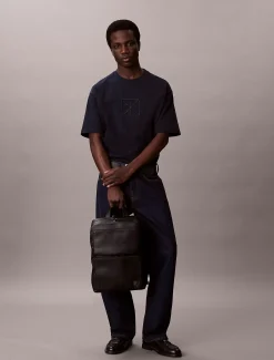 Calvin Klein Slim Saffiano-Rucksack mit Emblem-Logo^Herren RucksäckeFrisch Eingetroffen|Taschen