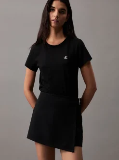 Calvin Klein Slim T-Shirt aus Baumwolle^Damen T-shirts & Tops