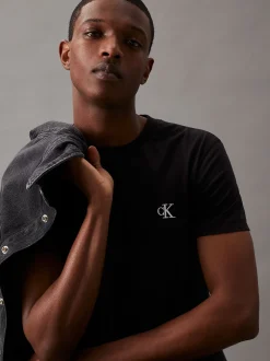 Calvin Klein Slim T-Shirt aus Baumwolle^Herren T-shirts