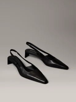 Calvin Klein Slingback-Pumps aus weichem Leder^Damen High Heels