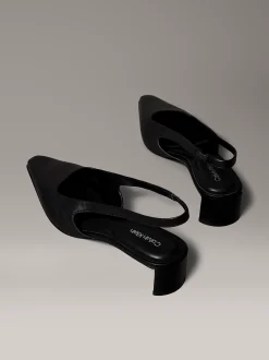 Calvin Klein Slingback-Pumps aus weichem Leder^Damen High Heels