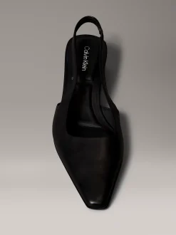 Calvin Klein Slingback-Pumps aus weichem Leder^Damen High Heels
