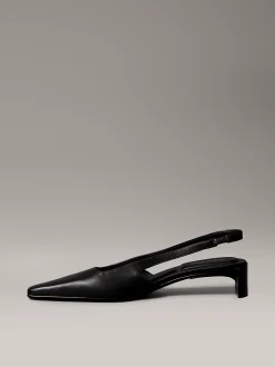 Calvin Klein Slingback-Pumps aus weichem Leder^Damen High Heels