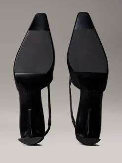 Calvin Klein Slingback-Pumps aus weichem Leder^Damen High Heels