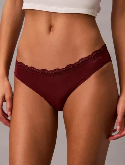 Calvin Klein Slip - Micro Stretch with Lace^Damen Unterhosen
