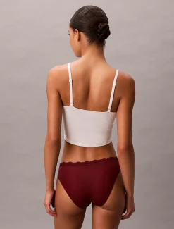 Calvin Klein Slip - Micro Stretch with Lace^Damen Unterhosen