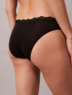 Calvin Klein Slip - Micro Stretch with Lace^Damen Unterhosen