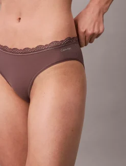 Calvin Klein Slip - Micro Stretch with Lace^Damen Unterhosen