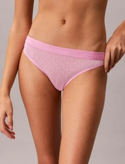 Calvin Klein Slip - Microfibre Lace^Damen Dessous|Unterhosen